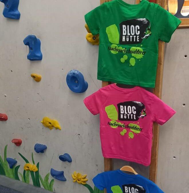 Für unsere Nachwuchsboulderer: Kinder-Boulder-Shirts