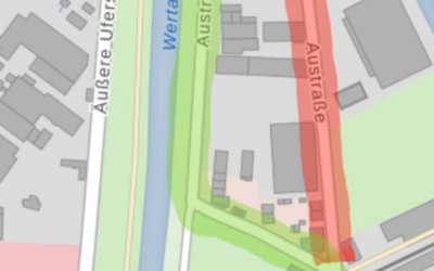 Hinweis zur Baustellenzufahrt